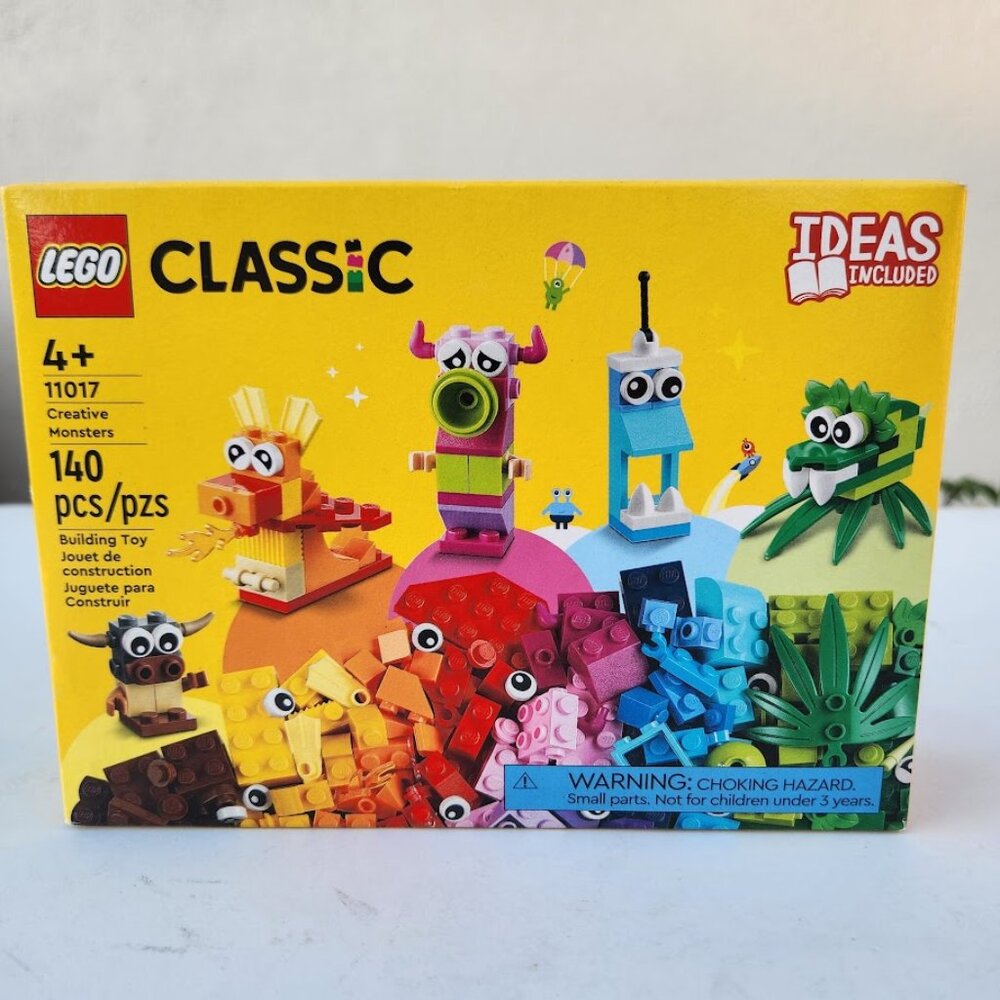 NEW Lego Classic 11017 CREATIVE MONSTERS Halloween Piece Building Toy Set - SEAL